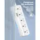 Удлинитель сетевой Ldnio SC5415 |PD20W/QC18W, 3USB/1Type-C, 5Sockets|