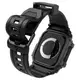 Чехол и ремешок Spigen для Apple Watch 10 (46mm) - Rugged Armor Pro 2 in 1, Black (ACS08604)
