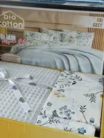 Gri Літній набір з вафельним покривалом. Bio Cotton Туреччина