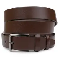 Батальный мужской ремень из натуральной кожи Vintage 20701 Коричневый