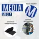 Набор шевронов 2 шт на липучке для журналистов Пресса MEDIA вышитый патч нашивка для работников медиа и СМИ