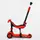 Самокат-велобег 3в1 трехколесный Best Scooter, колеса PU со светом, амортизаторы, родительская ручка. Red (104499)