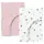 Набор простыни на резинке 140х200 ROSE DOTS / GREY STARS