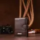 Кошелек вертикальный мужской кожаный TAILIAN 19002 Темно-коричневый