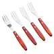 Набор вилок для стейков Bergner Bbq lovers BG-40200-MM 10 см 4 шт