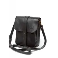 Мужская кожаная сумка Mini Bag черная