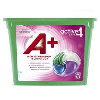 Капсулы для стирки универсальные A + Active 4 Caps Fresh Flowers 8435495818410 38 капсул