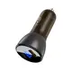 Адаптер автомобильный AceFast metal car charger with digital display B6 |1USB/1Type-C, 63W/6A, PD/QC|