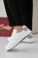 Женские кеды кожаные весенне-осенние белые Emirro Ж40 Стелла (40)