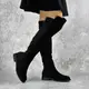 Женские ботфорты Fashion Cliff 1449 38 размер 24,5 см Черный