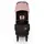 Коляска прогулочная детская KiderKraft GRANDE Plus Pink розовая для девочки / Коляски для прогулок для ребенка