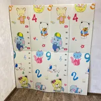 Розвиваючий килимок Carrello з спіненого XPE 150 x 180 cм (рибки/звірята)