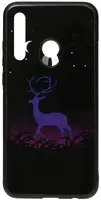 Чехол-накладка TOTO Night Light Print Glass Case Huawei P Smart+ 2019 Deer