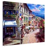 Картина на холсте Улочка к морю 40x50 см (H4050_ISK001)