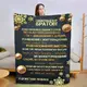 Плед 3D новогодний со своими пожеланиями для брата "Братові" 15061 135х160 см