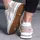 Кроссовки женские Fashion Divine 3520 40 размер 24,5 см Бежевый