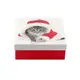 Коробка подарочная ООТВ Santa Cat 18 х 18 х 8 см