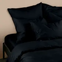 Простирадло на резинці 180х200х30 сатин BLACK SATIN