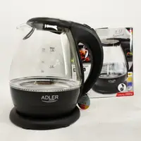 Чайник електричний скляний Adler AD 1224 1.5л 1850Вт