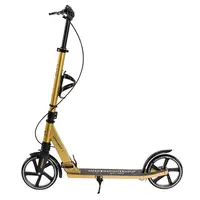 Детский самокат двухколесный Skyper SY-036 Urbanist, ручной тормоз, колеса PU 200 мм. Gold and black (116767)