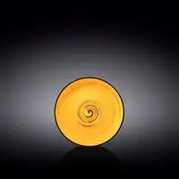 Блюдце Wilmax Spiral Yellow WL-669434-B 12 см