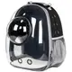 Рюкзак для переноски животных с иллюминатором CosmoPet для кошек и собак Clear Black