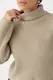 Базовый теплый гольф в рубчик – кофейный цвет, ONE SIZE (есть размеры)