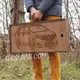 Компактный мангал на 8 шампуров с персональной гравировкой "Слава Украине"