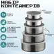 Набор пищевых контейнеров Unique UN-1515 5 шт. из нержавеющей стали.