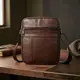 Сумка мужская зернистая Vintage 14705 Коричневая