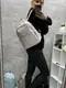 Черный - молодежный удобный и стильный рюкзак-сумка на молнии с дополнительным отделением спереди (0420)