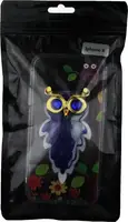 Чехол-накладка TOTO TPU Case Decorative Stones IPhone X Owls Purple