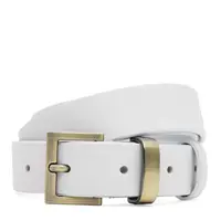 Женский кожаный ремень Borsa Leather 110b1genw130-white