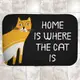Коврик в ванну водопоглощающий антискользящий Home is where the cat is 58х38 см (VAN_24F079)