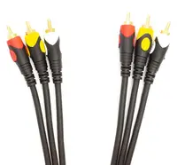 Кабель PowerPlant 3xRCA(M) - 3xRCA(M), 1.5 м