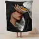 Плед патриотический 3D Птичка Защитница 12385 135х160 см