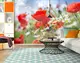 Фотообои текстурированные, виниловые Цветы, 250х380 см, fo01inV_fl12018