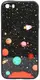 Чехол-накладка TOTO Cartoon Print Glass Case Apple iPhone SE/5s/5 Planets