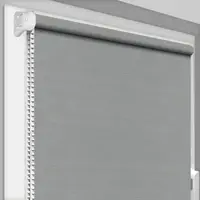 Рулонная штора Rolets Лён 1-7389-2200 220x170 см открытого типа Серебристая