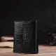 Красивый кошелек для женщин среднего размера из натуральной кожи с тиснением под крокодила CANPELLINI 21815 Зеленый