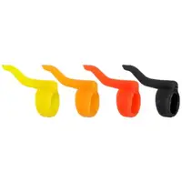 Фурнітура Carp Zoom Zig Rig Foam Aligner Colour Mix лыньтяйки для Zig Rig з еласт.кольцами Фикс.пену 8шт.