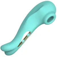 Вакуумний стимулятор клітора Suction Bunny колір бірюзовий
