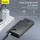 УМБ BASEUS Adaman Metal Digital Display Quick Charge Power Bank 20000mAh |2USB/1Type-C, 6A, 65W| (PPIMDA-D03)