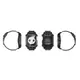 Чехол с ремешком Supcase для Apple Watch (44/45 mm) Unicorn Beetle PRO + 2 стекла, Black (843439123076)