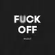 Футболка "F*ck off" мужская, Черный, XXL, английский