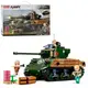 Конструктор игровой Sluban Army Танк M38-B1110 715 деталей