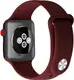 Ремешок UWatch Silicone Strap for Apple Watch 42/44 mm Wine Red