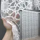 Тюль жаккард. Цвет белый. Код 1605т