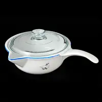 Ковш фарфоровый 0,9 л Гуси Pomax Thun 8134413-0-9