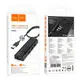 Переходник HOCO Easy safety 4-in-1 100 Mbps Ethernet Adapter HB42 |USB to USB2.0x3+RJ45|L=1.2M|